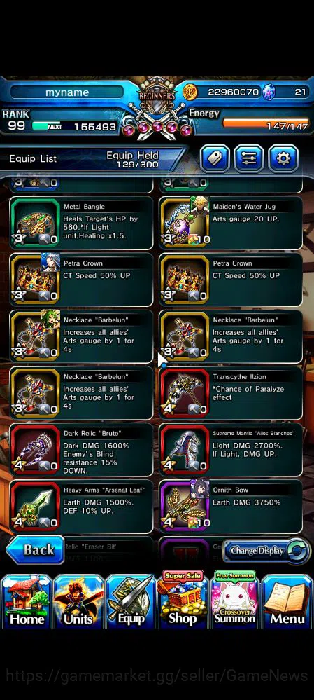 Grand Summoners Accounts Mid-Game Global|Rank 99|21 Ascend|RoyTW,ChloeTW,Wh FenTW,Pinnacle Isliid,Pencilgon,S 9