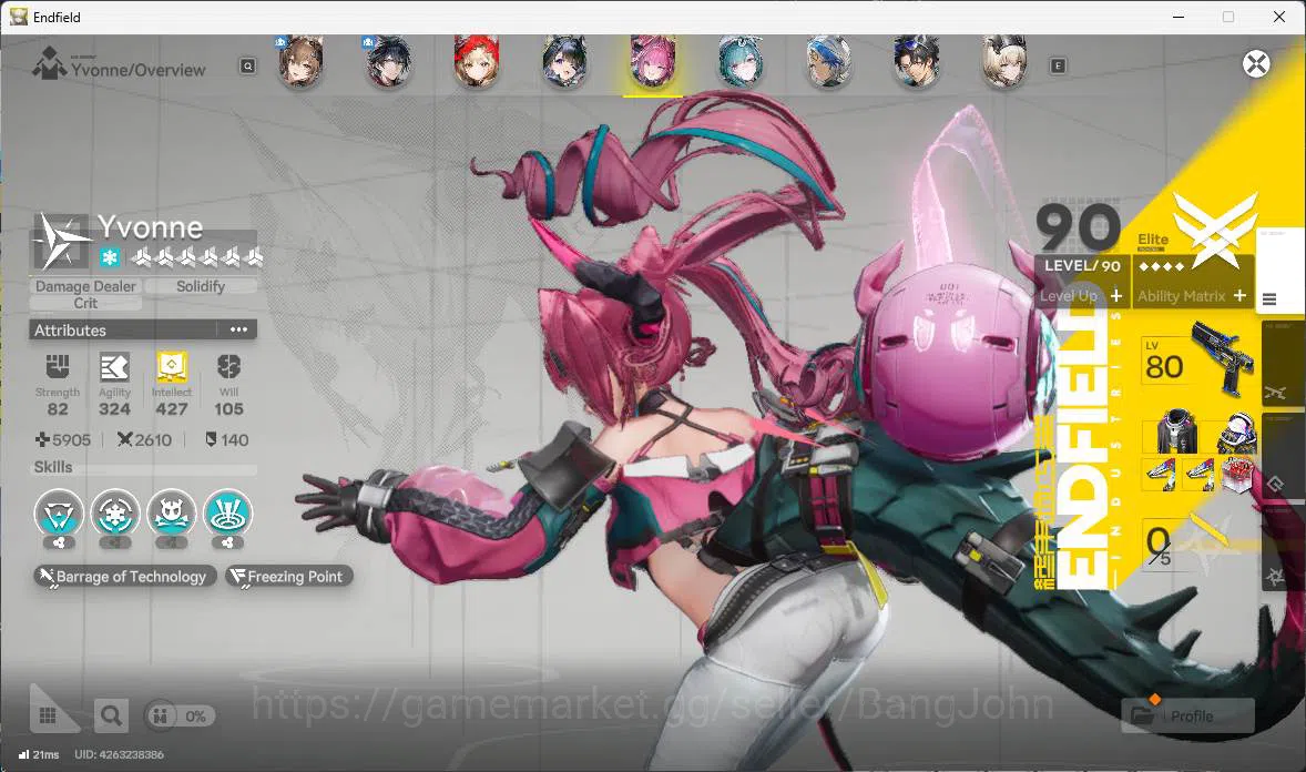 Arknights: Endfield Accounts ASIA | LVL 58 | Laevatain sign, Gilberta Sign, Ros image 10
