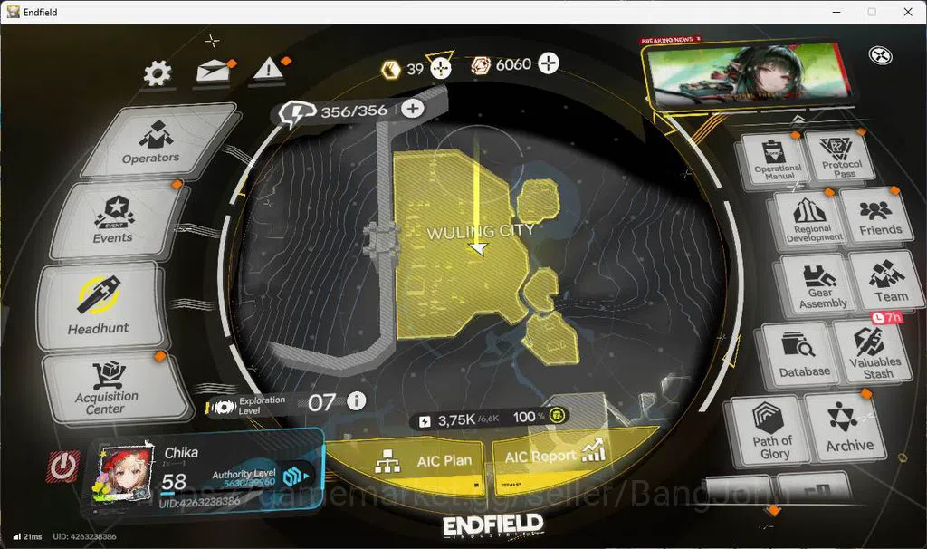 Arknights: Endfield Accounts ASIA | LVL 58 | Laevatain sign, Gilberta Sign, Ros image 20