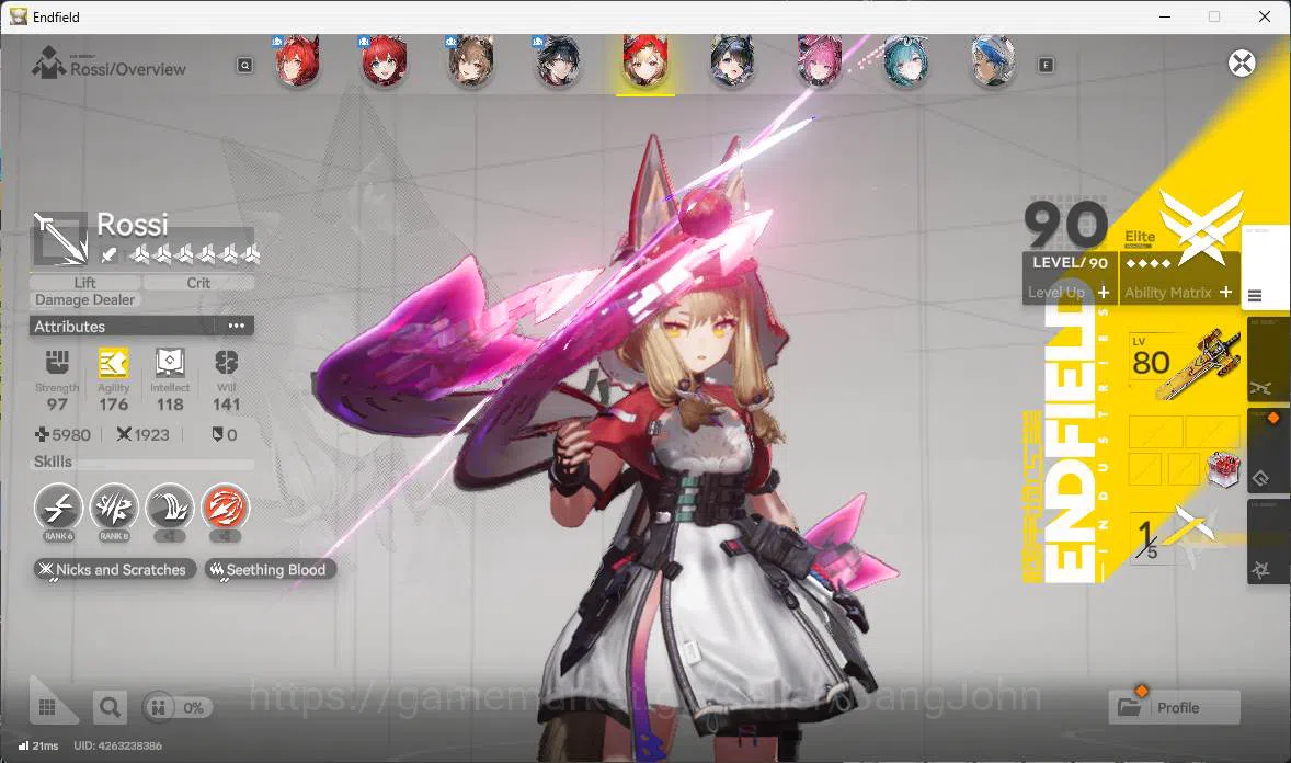 Arknights: Endfield Accounts ASIA | LVL 58 | Laevatain sign, Gilberta Sign, Ros image 7