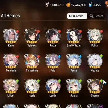 Epic Seven Accounts Starter Global|Unverif|Starter New Era|5 ML(BArunka,New Moon Luna,LR Krau,DDR,S Taeyou)|Theater