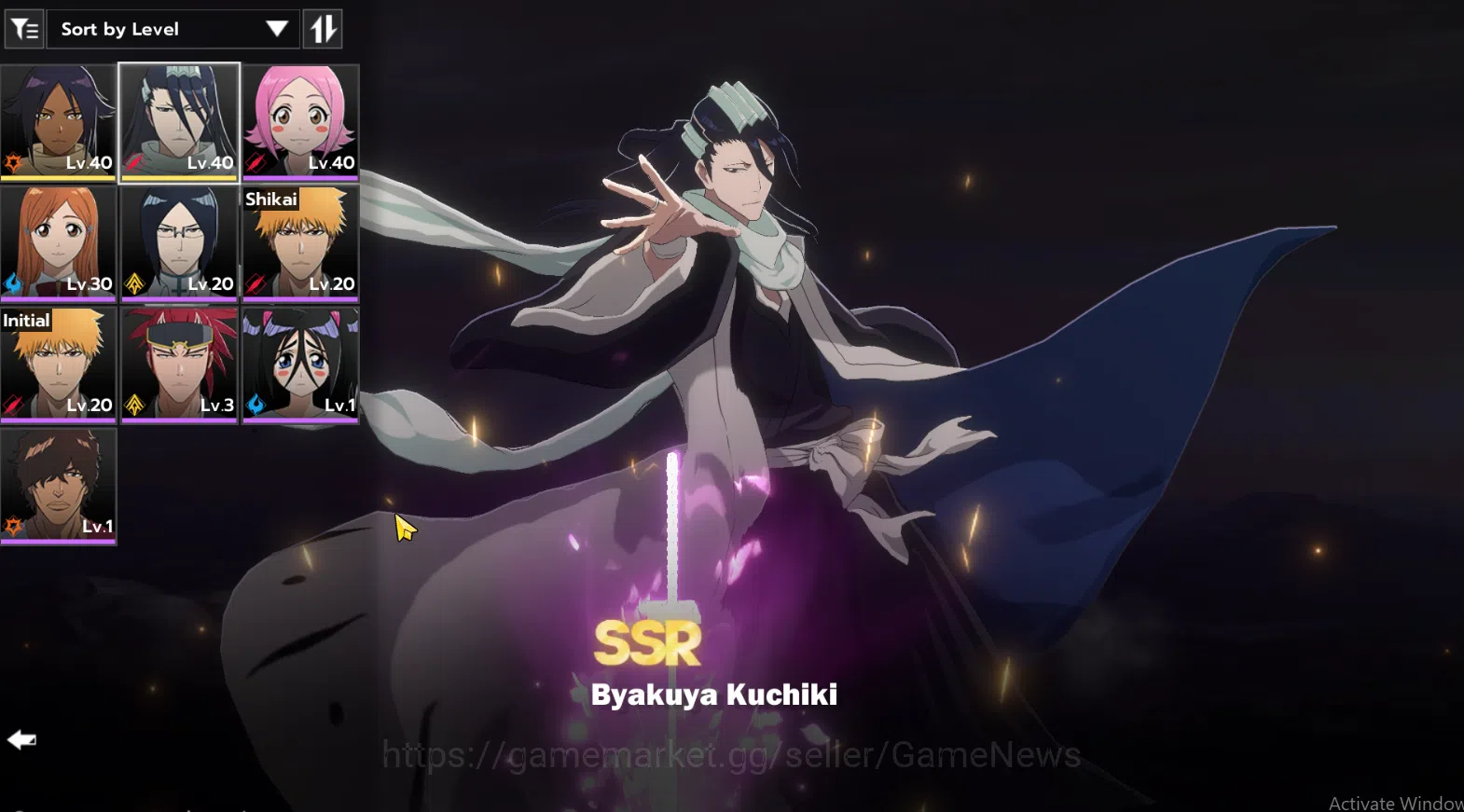 BLEACH: Soul Resonance Accounts Sv SEA Nuverse|Lv 22 Good Progress|2 SSR(Yoruichi  image 11