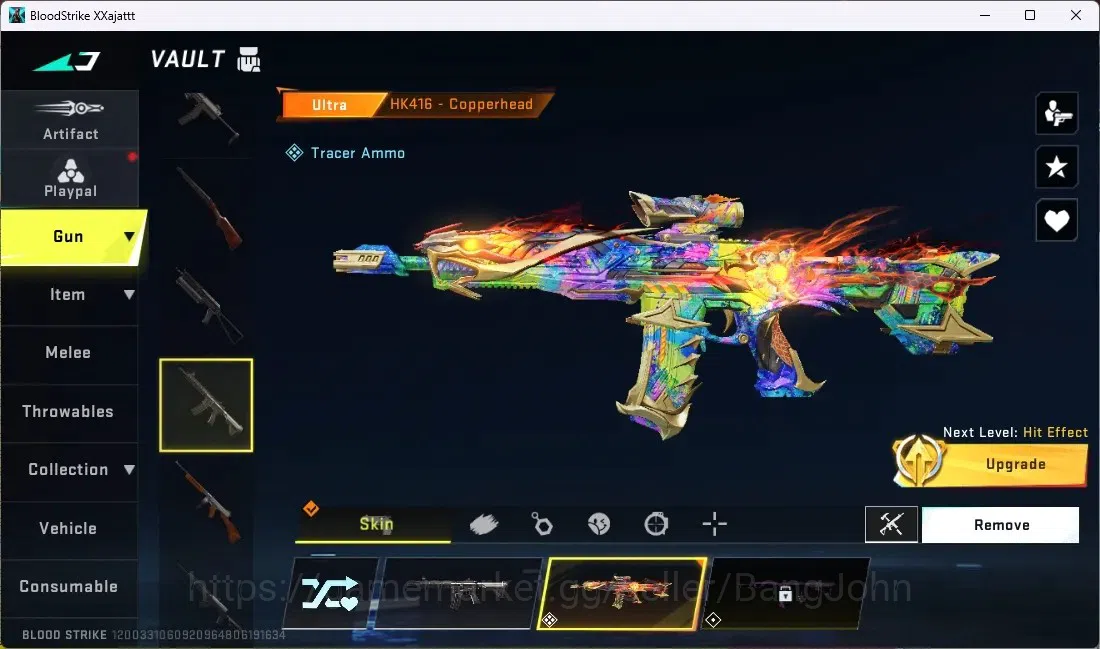 Blood Strike Accounts ASIA | ETERNAL AUG - Empyrean | 2 Collab TR GUNS | image 10
