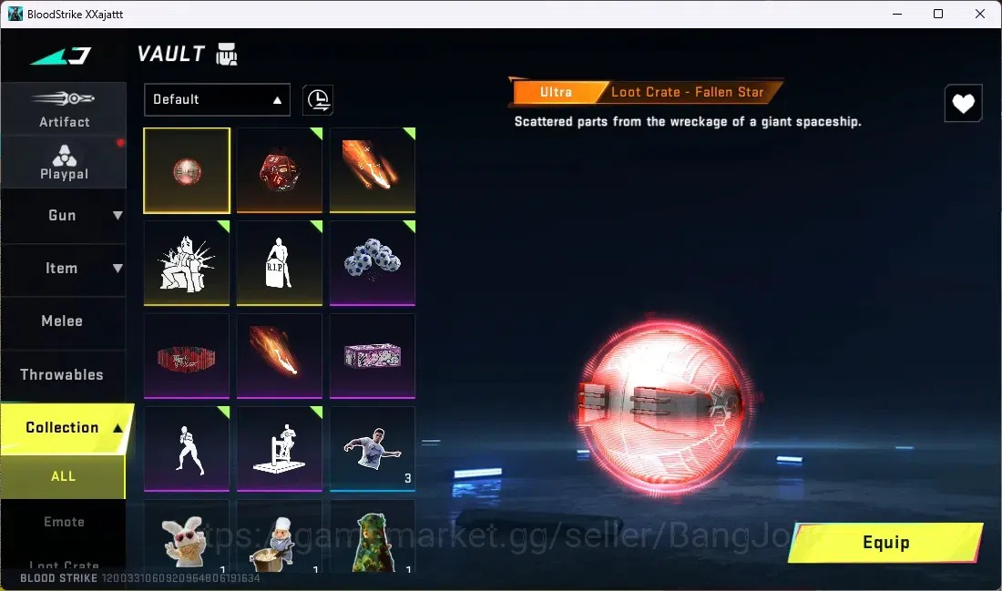 Blood Strike Accounts ASIA | ETERNAL AUG - Empyrean | 2 Collab TR GUNS | image 11