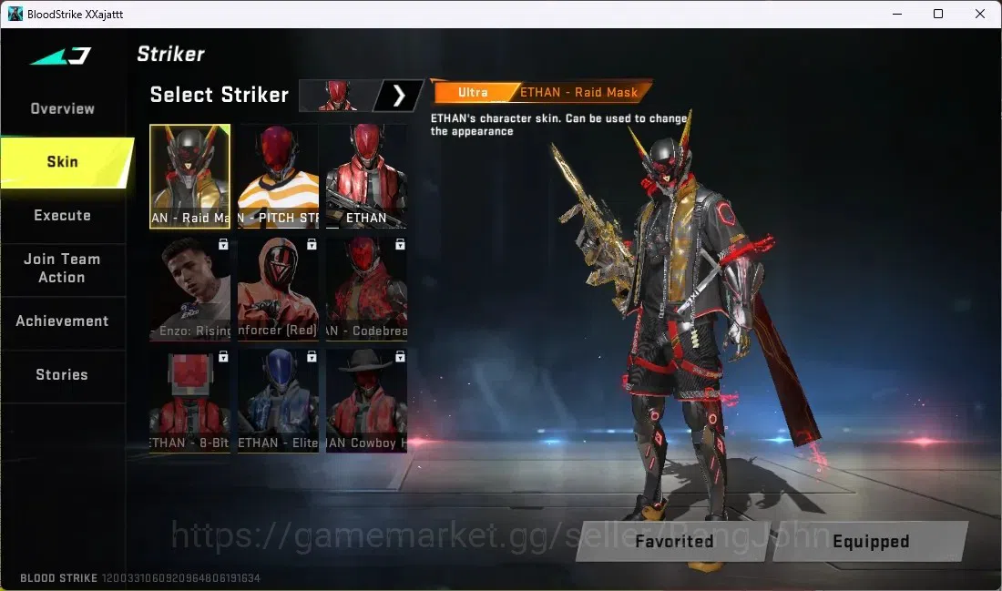 Blood Strike Accounts ASIA | ETERNAL AUG - Empyrean | 2 Collab TR GUNS | image 12