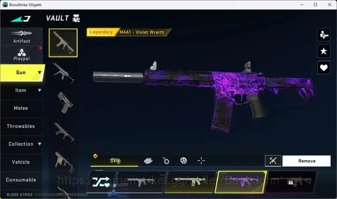 Blood Strike Accounts ASIA | ETERNAL AUG - Empyrean | 2 Collab TR GUNS | image 2