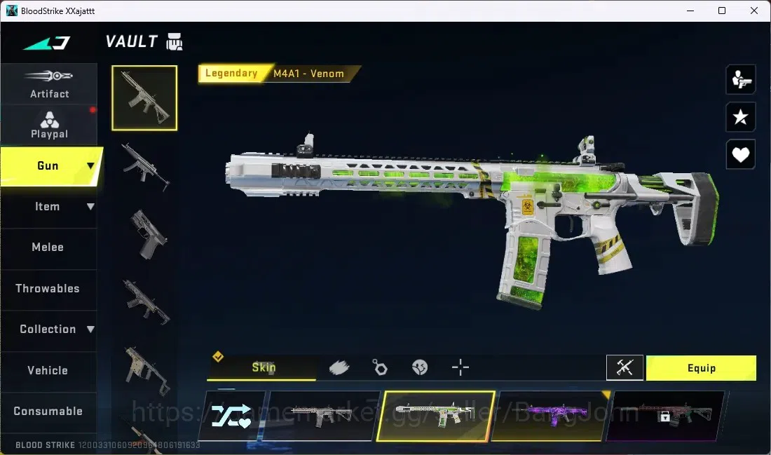 Blood Strike Accounts ASIA | ETERNAL AUG - Empyrean | 2 Collab TR GUNS | image 3