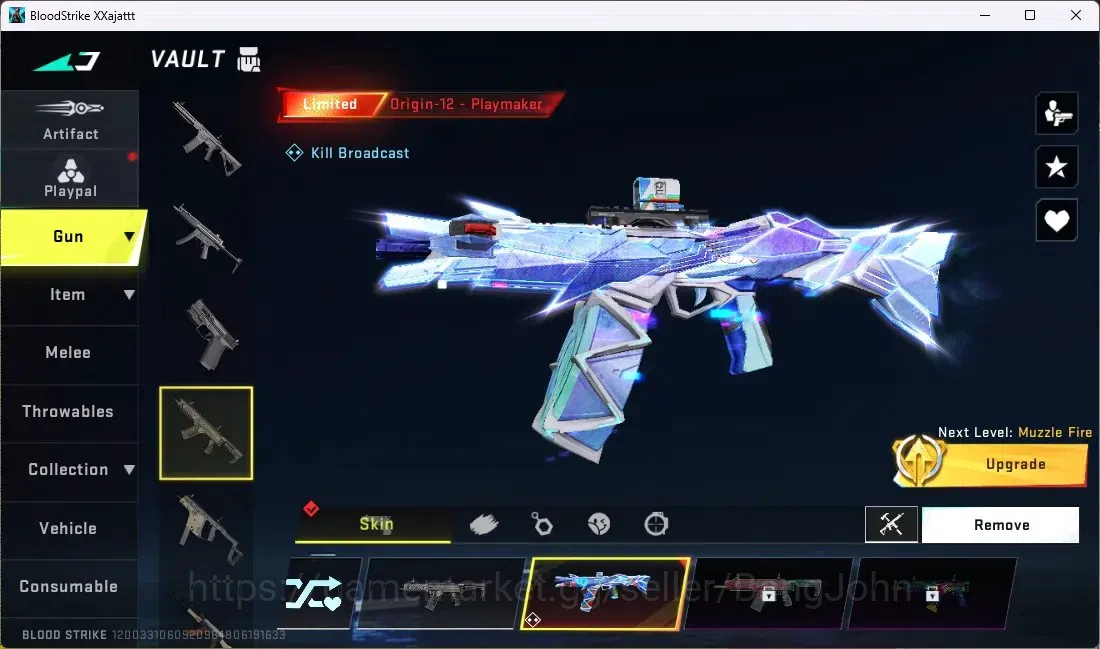Blood Strike Accounts ASIA | ETERNAL AUG - Empyrean | 2 Collab TR GUNS | image 4