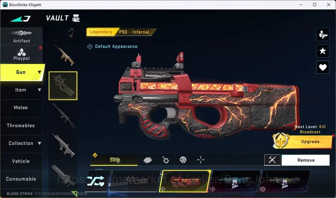 Blood Strike Accounts ASIA | ETERNAL AUG - Empyrean | 2 Collab TR GUNS | image 5
