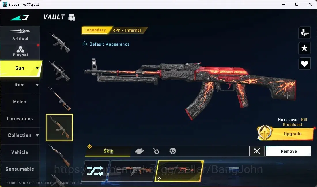 Blood Strike Accounts ASIA | ETERNAL AUG - Empyrean | 2 Collab TR GUNS | image 9
