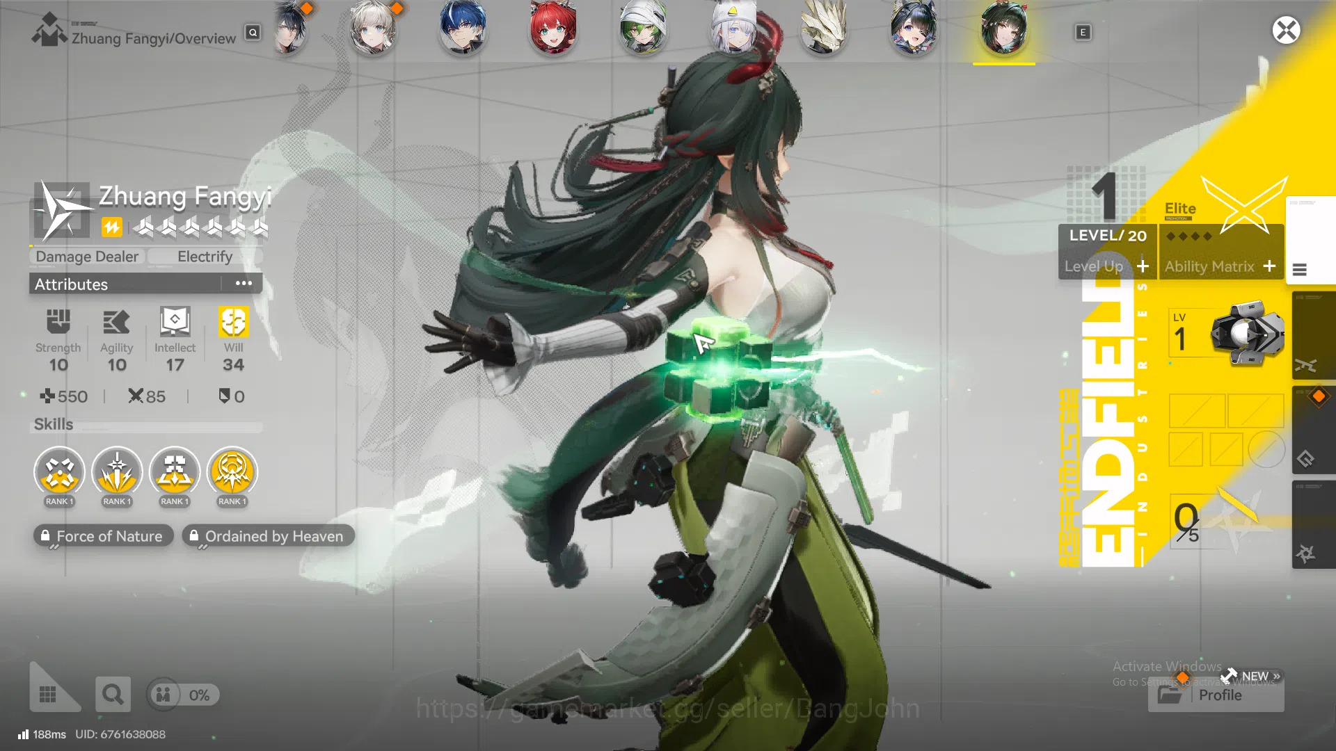 Arknights: Endfield Accounts NA EU|Midgame|2Limit+2Sign|Fangyi,Tangtang,Lifeng, image 1