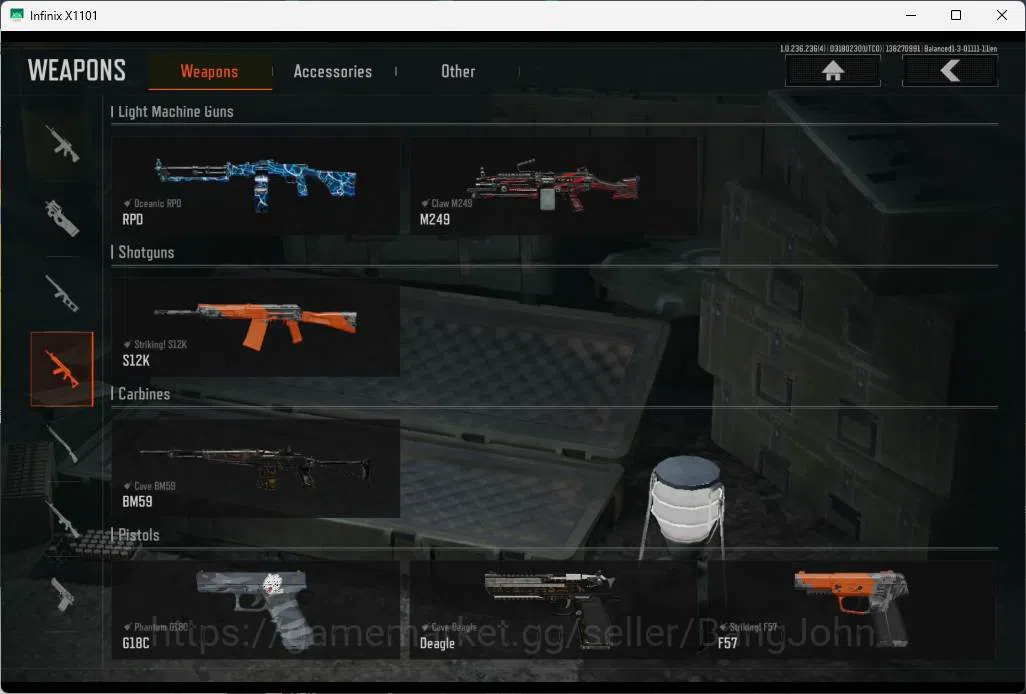 Arena Breakout Accounts High Value Mobile | Lvl 23 | SV 20.5M | CV 17.8M | Take Mail | Log Infinite | CN On 2* SCAR SCAR-L 7
