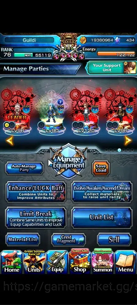 Grand Summoners Accounts Global|Rank 76|434 cc|20 Ascend+9 TW|(Saitama,S Mi image 2