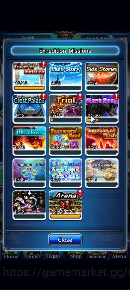 Grand Summoners Accounts Global|Rank 76|434 cc|20 Ascend+9 TW|(Saitama,S Mi image 7