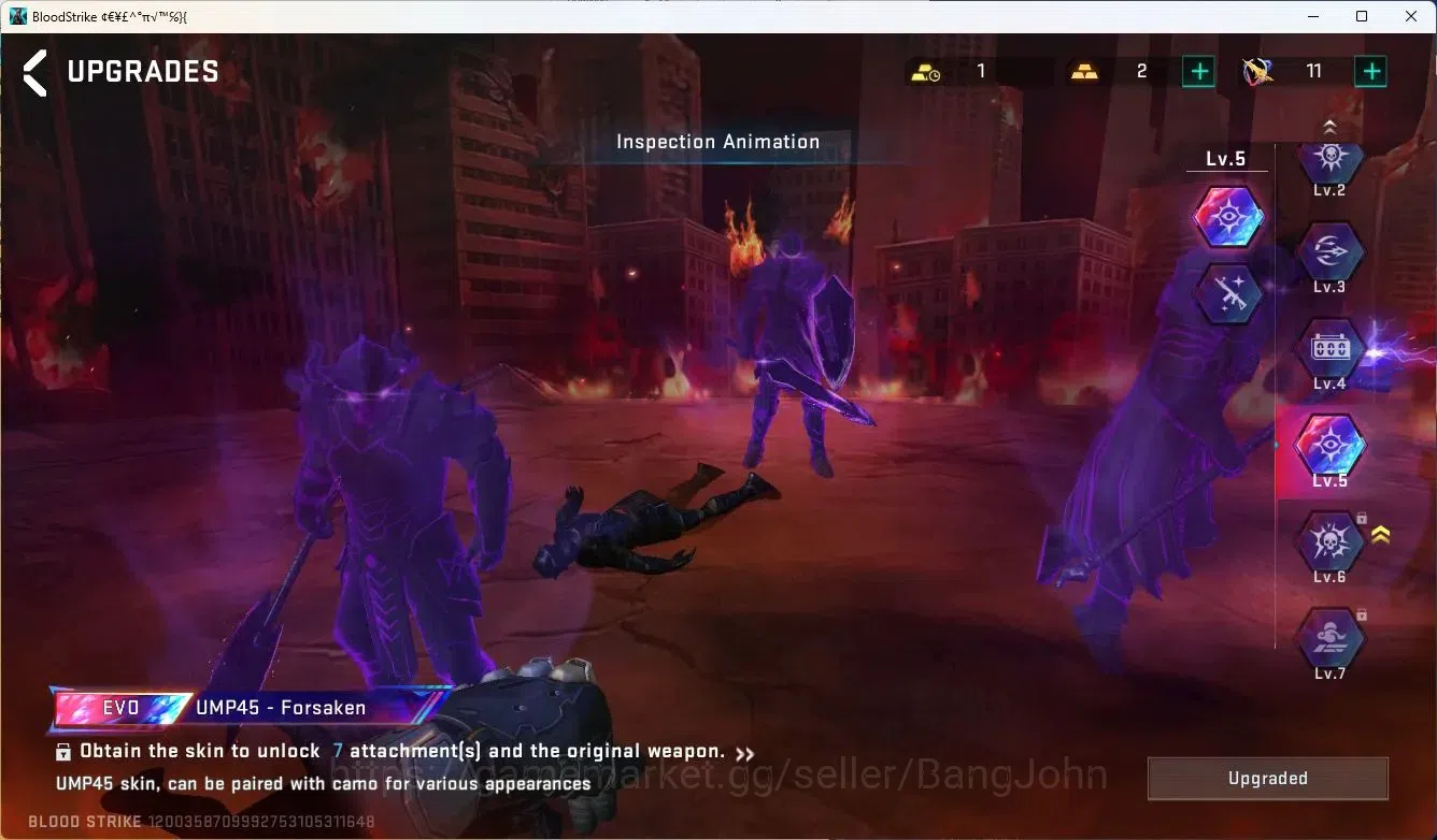 Blood Strike Accounts ASIA | EVO Spear-Freeze, SCAR-Stellar, UMP45-Forsa image 10