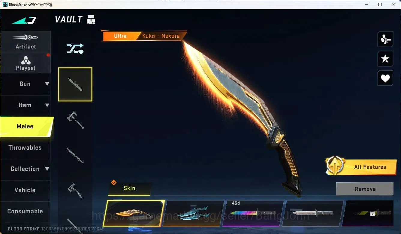 Blood Strike Accounts ASIA | EVO Spear-Freeze, SCAR-Stellar, UMP45-Forsa image 13
