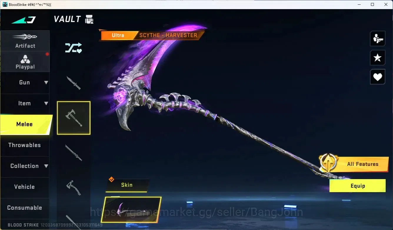 Blood Strike Accounts ASIA | EVO Spear-Freeze, SCAR-Stellar, UMP45-Forsa image 15