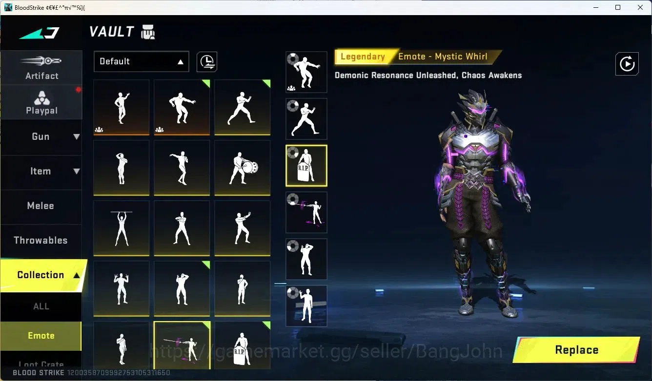 Blood Strike Accounts ASIA | EVO Spear-Freeze, SCAR-Stellar, UMP45-Forsa image 17