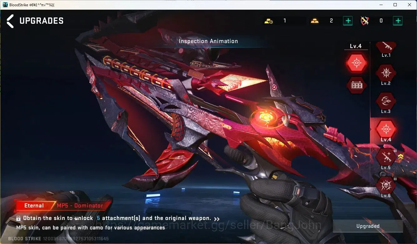Blood Strike Accounts ASIA | EVO Spear-Freeze, SCAR-Stellar, UMP45-Forsa image 3