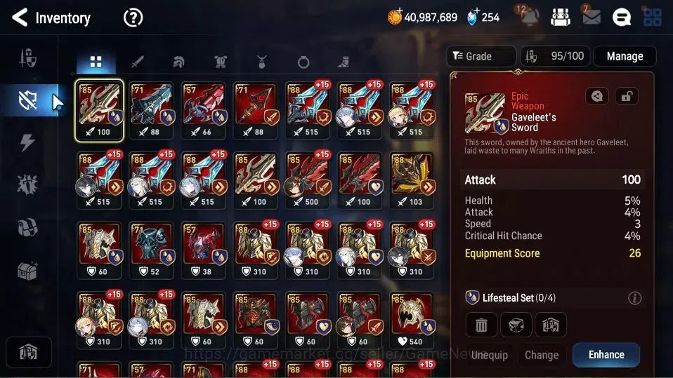 Epic Seven Accounts High-End GLOBAL Unverif|New Era|6 ML[NM Luna,DK Sharun,S Taeyou,Etc]+TA Coli,Landy,Setsuka,AS 11
