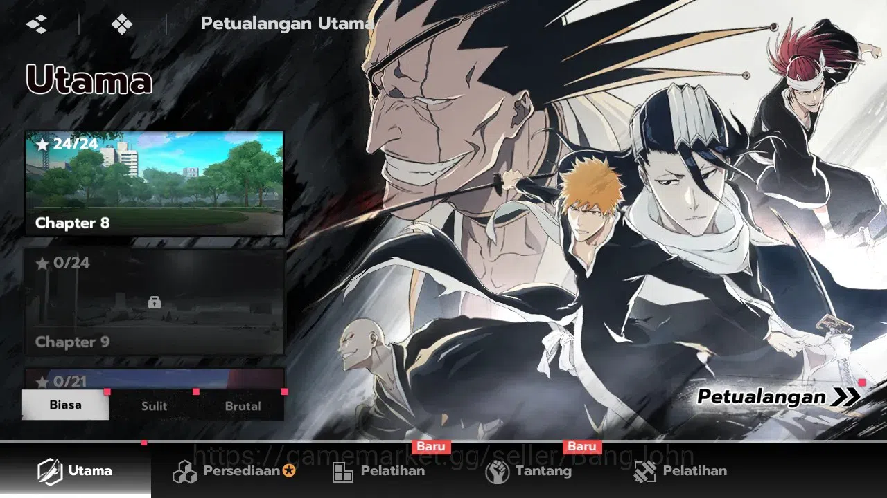BLEACH: Soul Resonance Accounts Nuverse SEA |Lv.56|7 SSR [Limit(Ichigo TYBW ,Ichigo 1