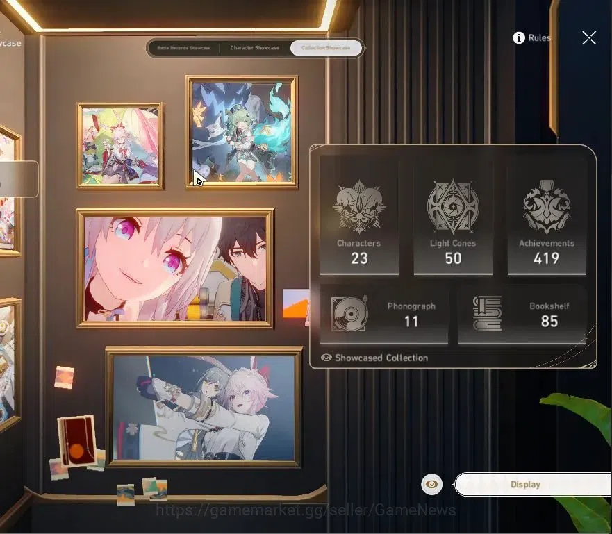 Honkai Star Rail Accounts Others Asia|TL 57|5 Limited|1 Prem Team|YaoGuang+Sign,Evanescia,M Blade,Huohuo,Acheron Etc|Female 3