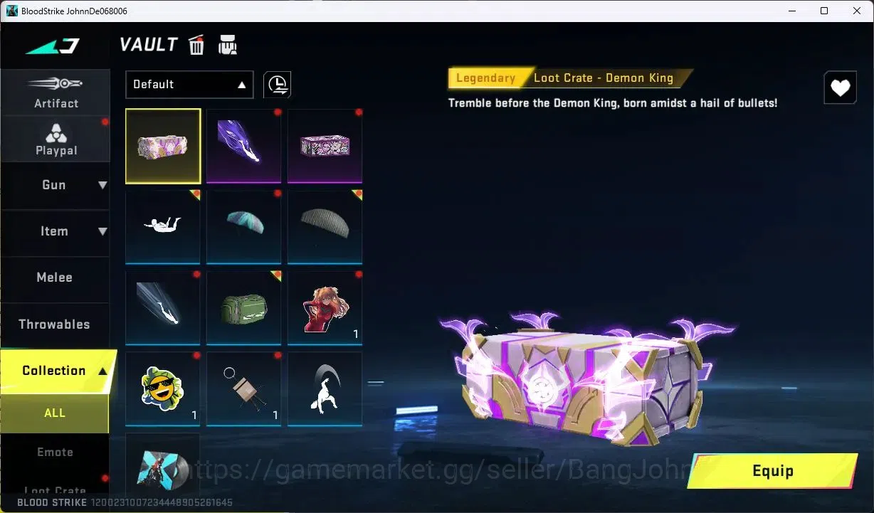 Blood Strike Accounts ASIA | MCX EVA-00 | 4 BLEACH Chests | 5 Legendary  image 10
