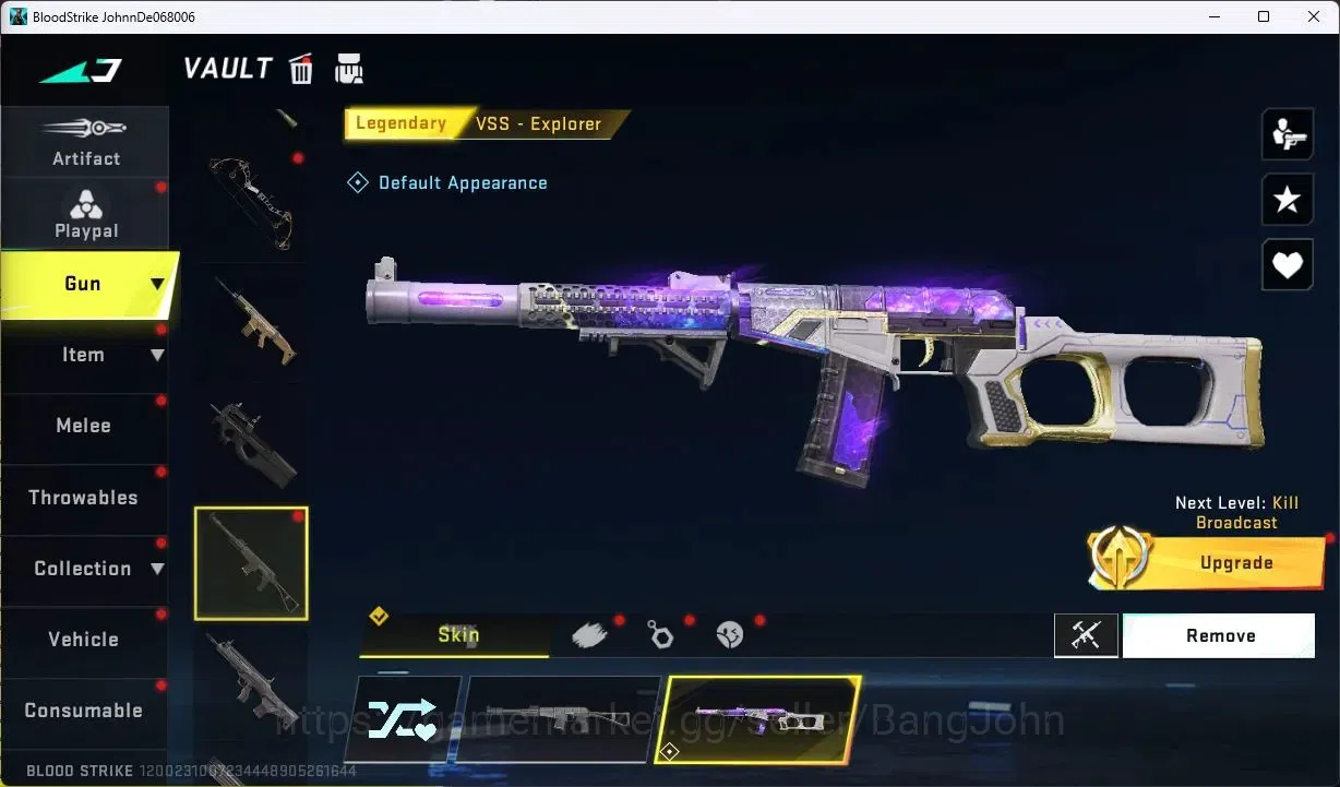 Blood Strike Accounts ASIA | MCX EVA-00 | 4 BLEACH Chests | 5 Legendary  image 5