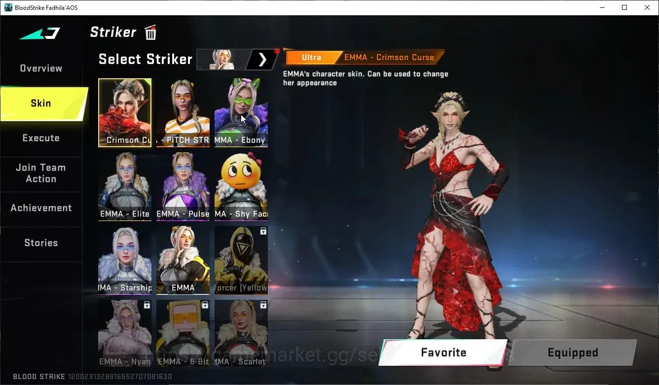 Blood Strike Accounts Collab Skin ASIA|ETERNAL DEagle+MELEE TalonKnife,AXE|Collab Enzo-Kraken,TR Takemichi,MCX,FN2K+Many 13