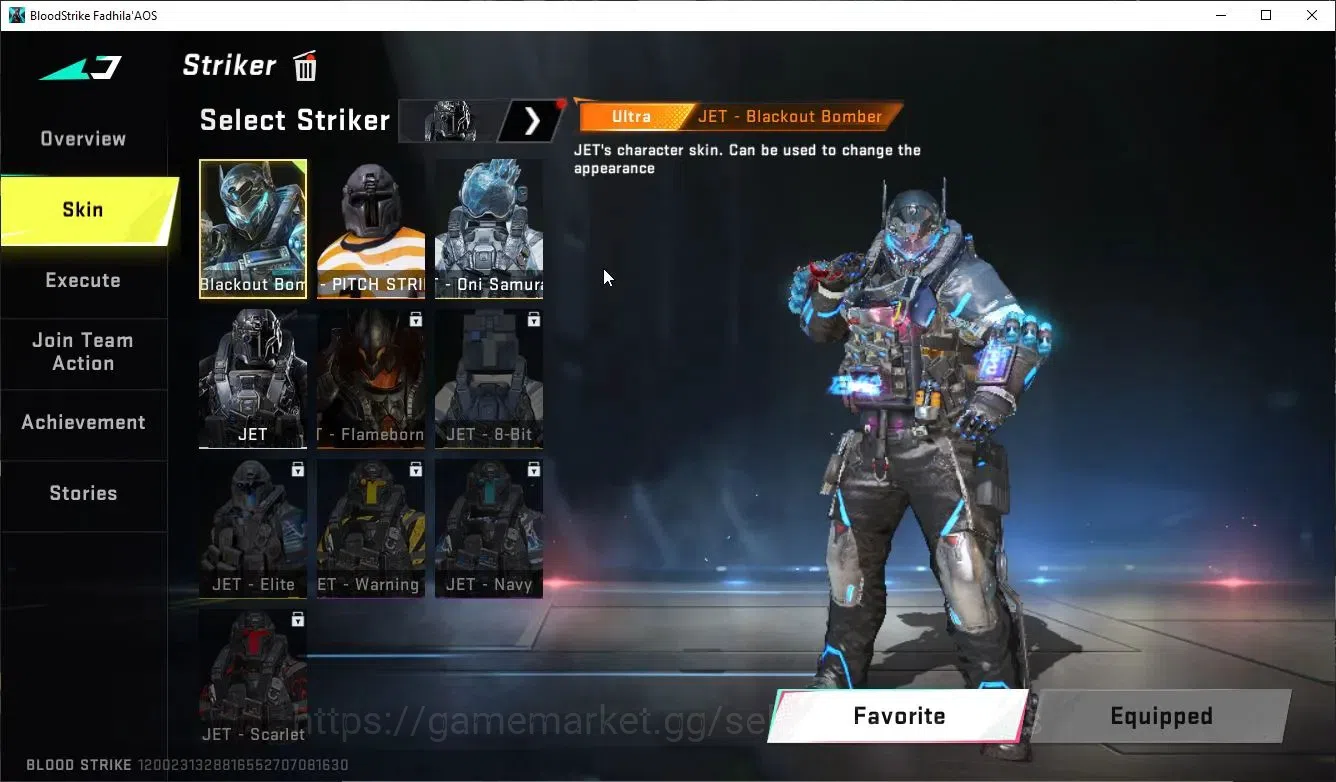 Blood Strike Accounts Collab Skin ASIA|ETERNAL DEagle+MELEE TalonKnife,AXE|Collab Enzo-Kraken,TR Takemichi,MCX,FN2K+Many 20