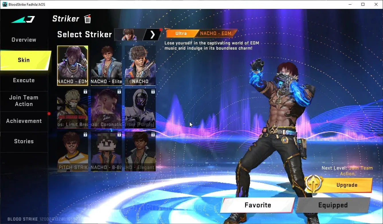 Blood Strike Accounts Collab Skin ASIA|ETERNAL DEagle+MELEE TalonKnife,AXE|Collab Enzo-Kraken,TR Takemichi,MCX,FN2K+Many 4