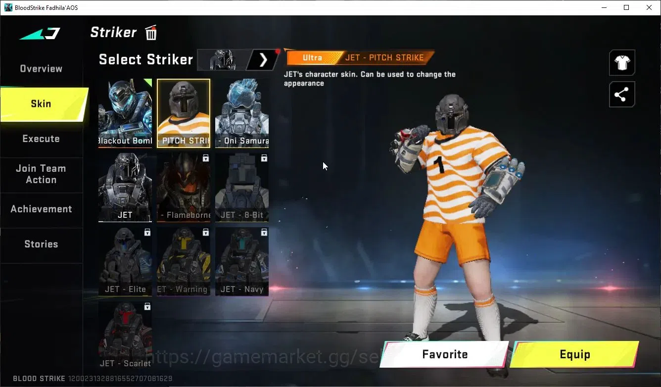 Blood Strike Accounts Collab Skin ASIA|ETERNAL DEagle+MELEE TalonKnife,AXE|Collab Enzo-Kraken,TR Takemichi,MCX,FN2K+Many 9