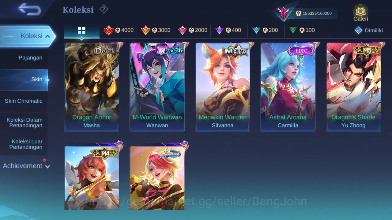 Mobile Legends: Bang Bang Accounts Hero 132 Skin 439 | Legend Franco, Freya | Aspiran image 11