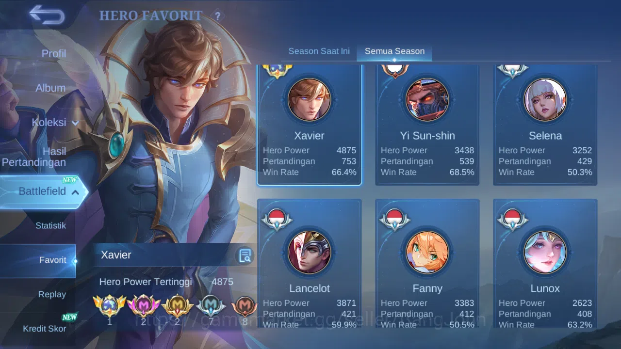 Mobile Legends: Bang Bang Accounts Hero 132 Skin 439 | Legend Franco, Freya | Aspiran image 17