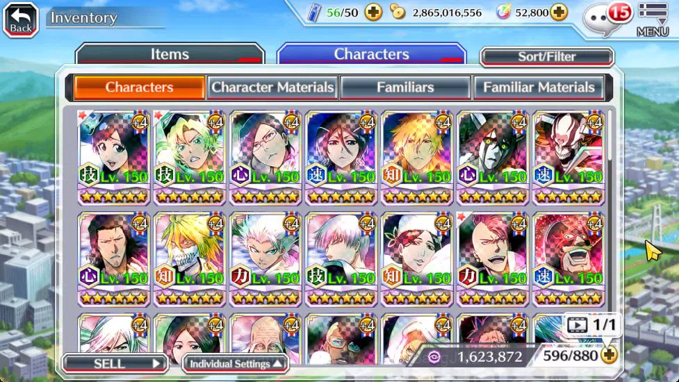 Bleach: Brave Souls Accounts [Global] 52K Orbs|Gisele,Candice TYBW26,Rukia,Ichi image 14