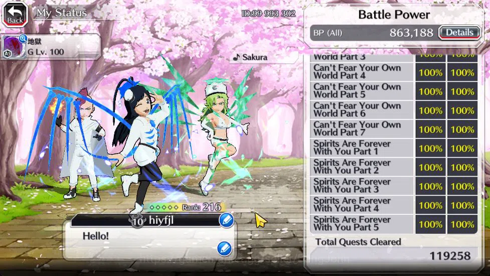 Bleach: Brave Souls Accounts [Global] 52K Orbs|Gisele,Candice TYBW26,Rukia,Ichi image 18