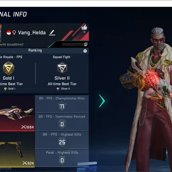 Blood Strike Accounts Mid-Tier ASIA|1 ETERNAL: Spear-Relic|Collab: OPM-SKS|1 Ultra|Many Legendari Gun|3 Net Legend