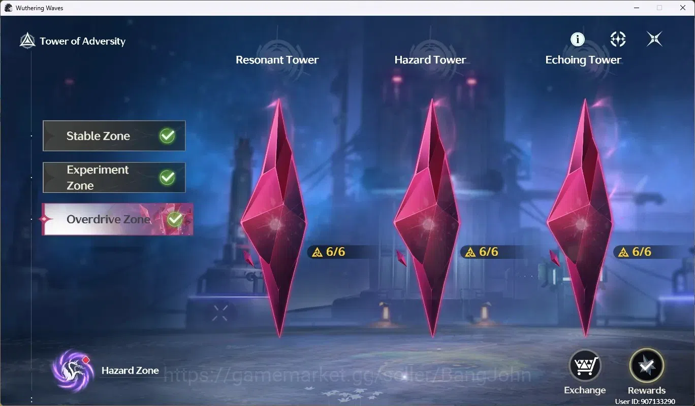 Wuthering Waves Accounts SEA|UL 50|Rank 6|5 Char Limited [Shorekeeper RC1,L image 13