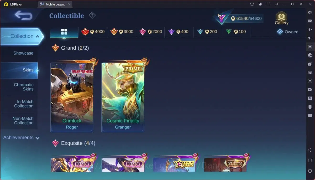 Mobile Legends: Bang Bang Accounts Global|Hero 132|Skin 252|Renowned|Prime Granger|TF image 15