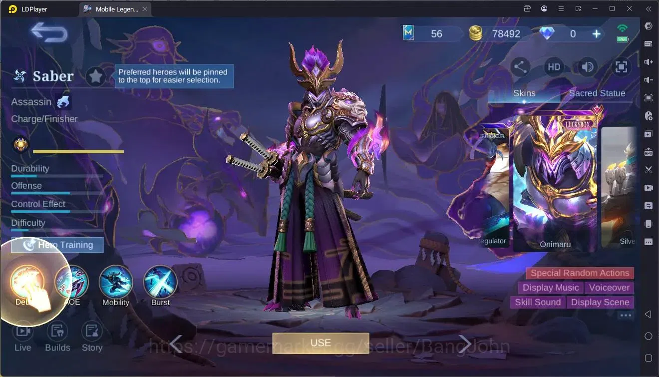 Mobile Legends: Bang Bang Accounts Global|Hero 132|Skin 252|Renowned|Prime Granger|TF image 4