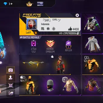 Free Fire Accounts AKUN OLD SULTAN - VAULT BAJU 400 + - SENJATA INCUBATOR SEMUA   - CELANA ANGEL BIRU - BUNDLE BANYAK BANGET