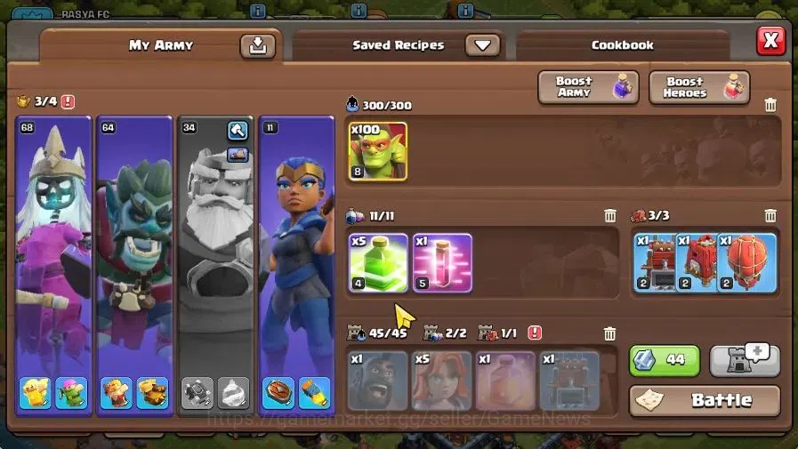 Clash of Clans Accounts TH 13-BH 8|LV 155|HH 7|BK 64,AQ 68,GW 34,MP 41,RC  image 13