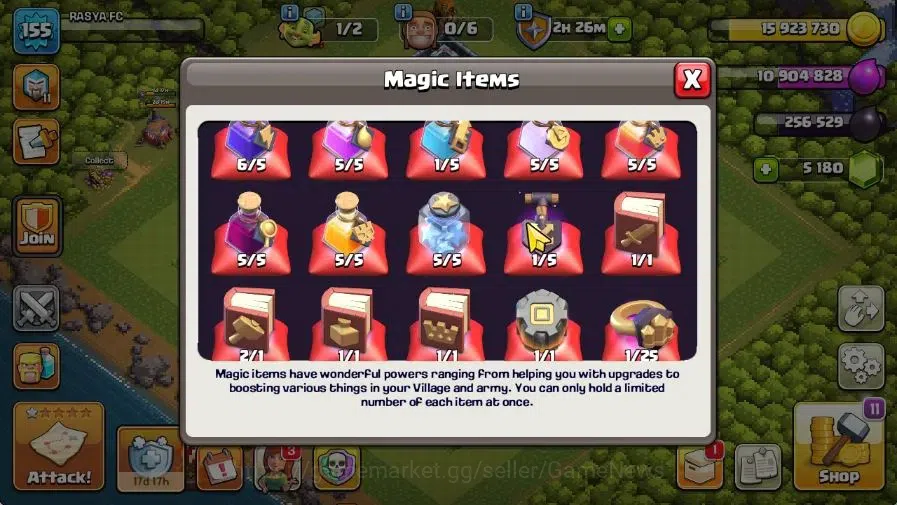 Clash of Clans Accounts TH 13-BH 8|LV 155|HH 7|BK 64,AQ 68,GW 34,MP 41,RC  image 2