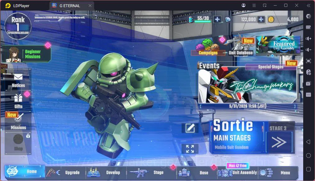SD Gundam G Generation ETERNAL Accounts Global| Rank 1 | FreshStory | 100+K Diamond, Selec image 1