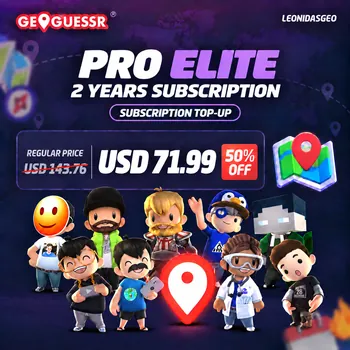 GeoGuessr Accounts Pro Elite [PRIVATE ACCOUNT] GeoGuessr Pro Elite | 2 Years Subscription + 15K Coins