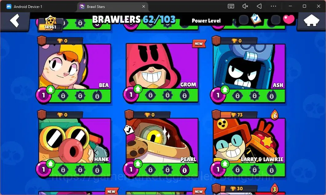 Brawl Stars Accounts Global|14961 Thropy|62 Brawler|6 MAX Hypercharge|S image 13