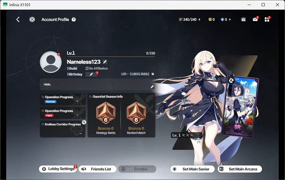 StarSavior Accounts ASIA| Starter Lv 1| 4 SSR Asherah, Charlotte, Clai image 2