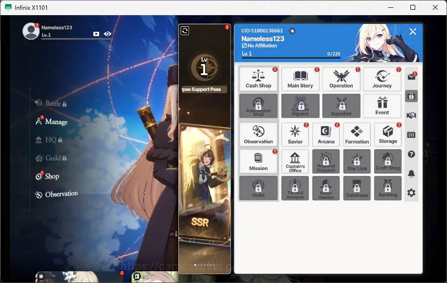 StarSavior Accounts ASIA| Starter Lv 1| 4 SSR Asherah, Charlotte, Clai image 3