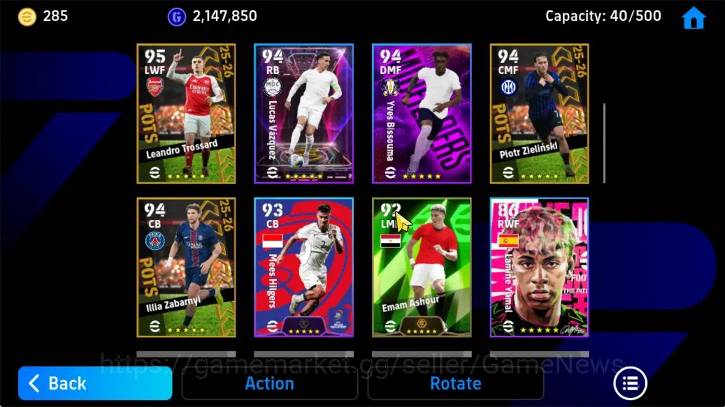 eFootball Accounts Android|Showtime Lionel Messi,Dean Huijsen,Darwin image 4