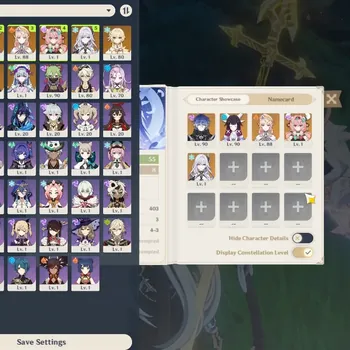Genshin Impact Accounts Others Asia|AR 55|Premium Team Flins|5 Limited